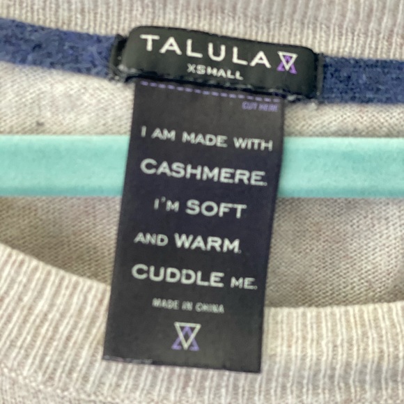 Talula striped Cashmere sweater!!! - Picture 3 of 6